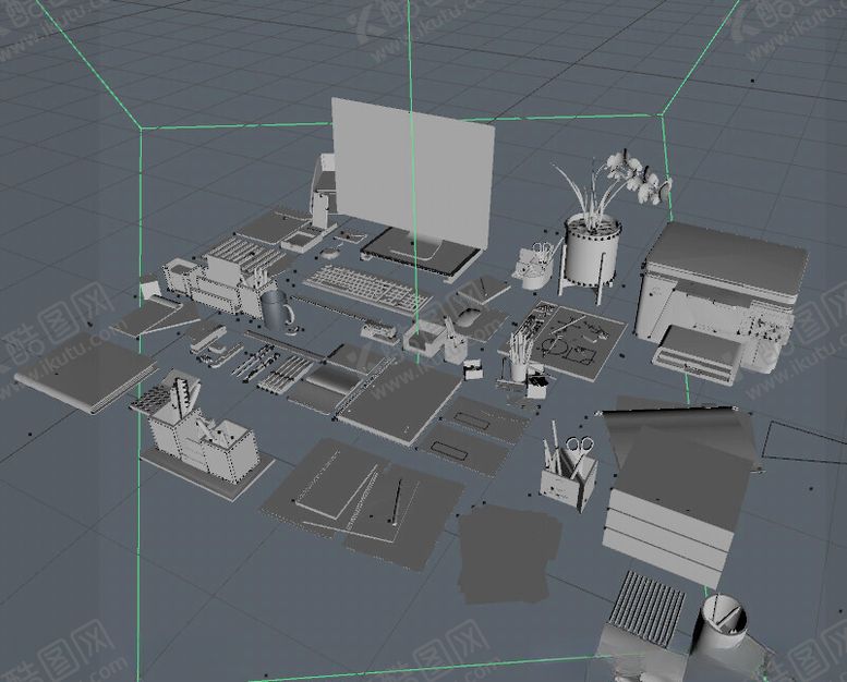 编号：96449602150932192463【酷图网】源文件下载-C4D模型文创用品