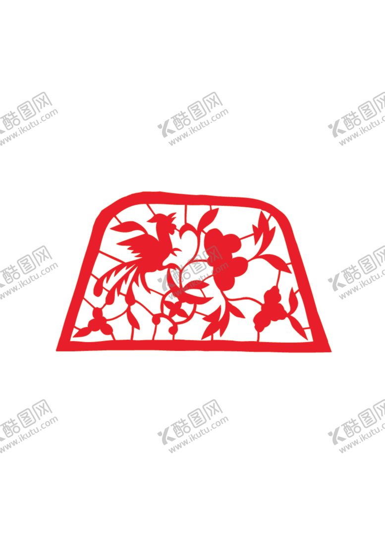 编号：76818912300450425786【酷图网】源文件下载-窗花剪纸
