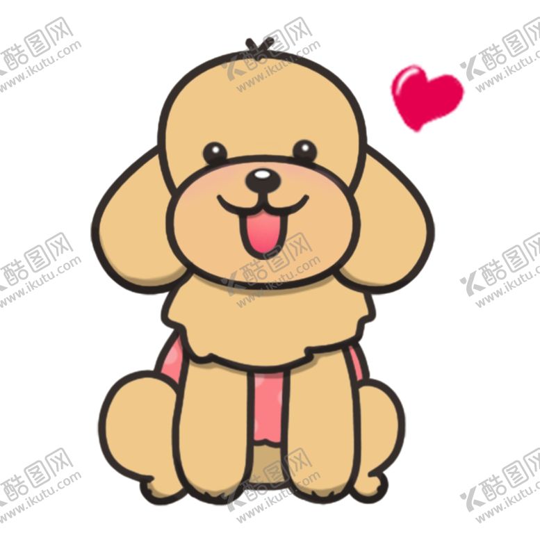 编号：54728004130850194094【酷图网】源文件下载-卡通泰迪狗插画