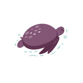 海洋生物图标图形装饰海报素材