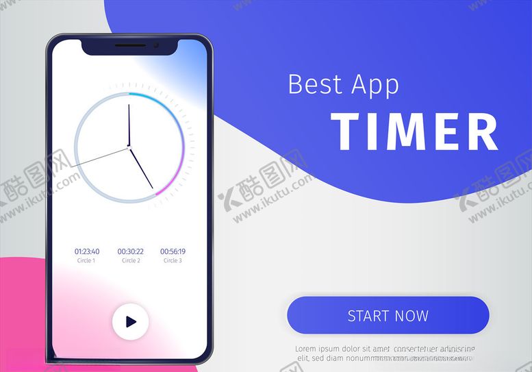 编号：47270407012112444759【酷图网】源文件下载-时间管理App