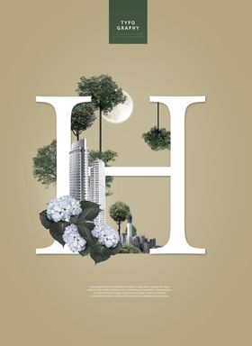 字母花艺