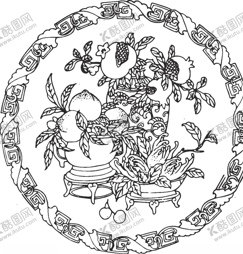 编号：29631309200711075510【酷图网】源文件下载-镂空花图案