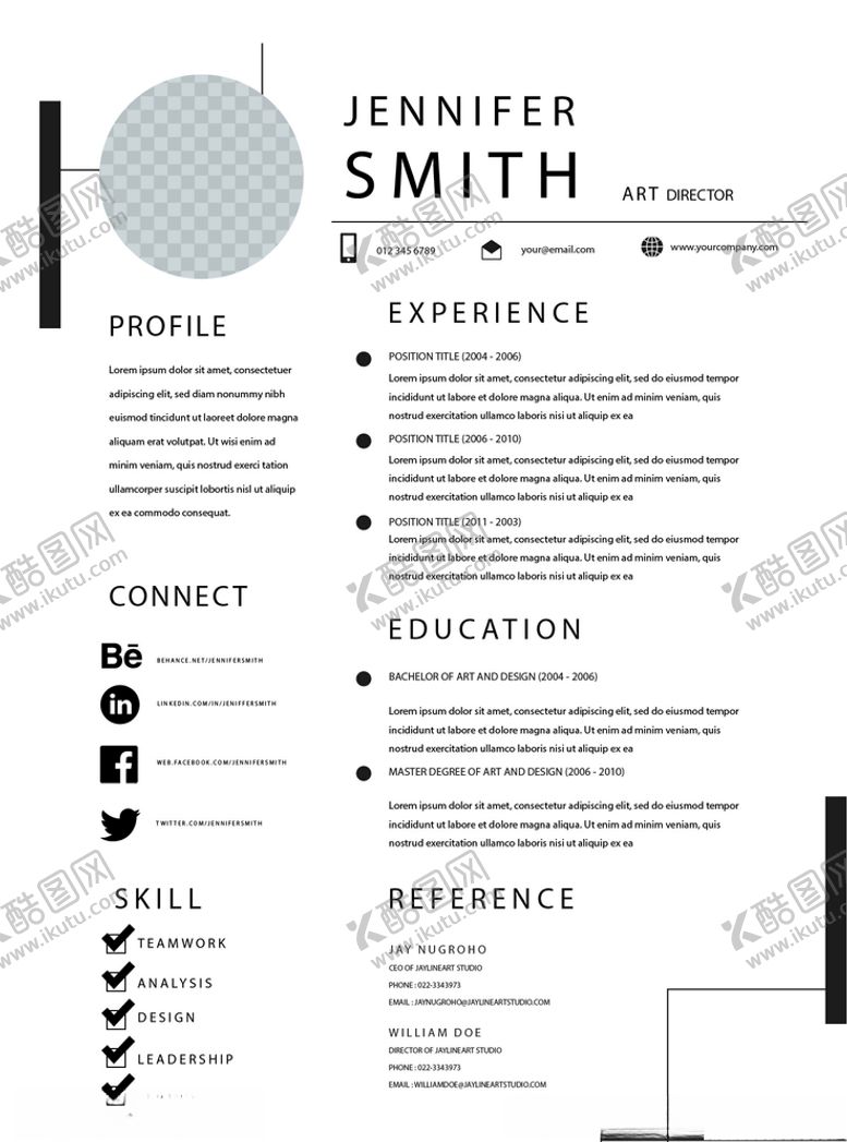 编号：12163410031454508132【酷图网】源文件下载-简历