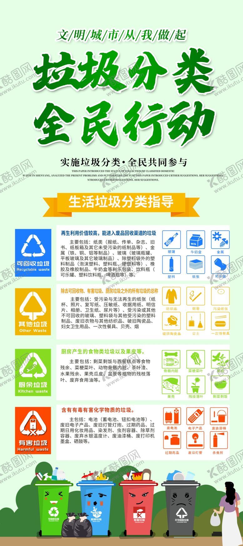 编号：65221506242132406447【酷图网】源文件下载-垃圾分类
