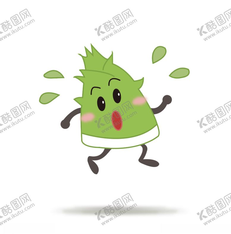 编号：67427909181359436809【酷图网】源文件下载-奔跑の小粽子（6帧动画原稿）