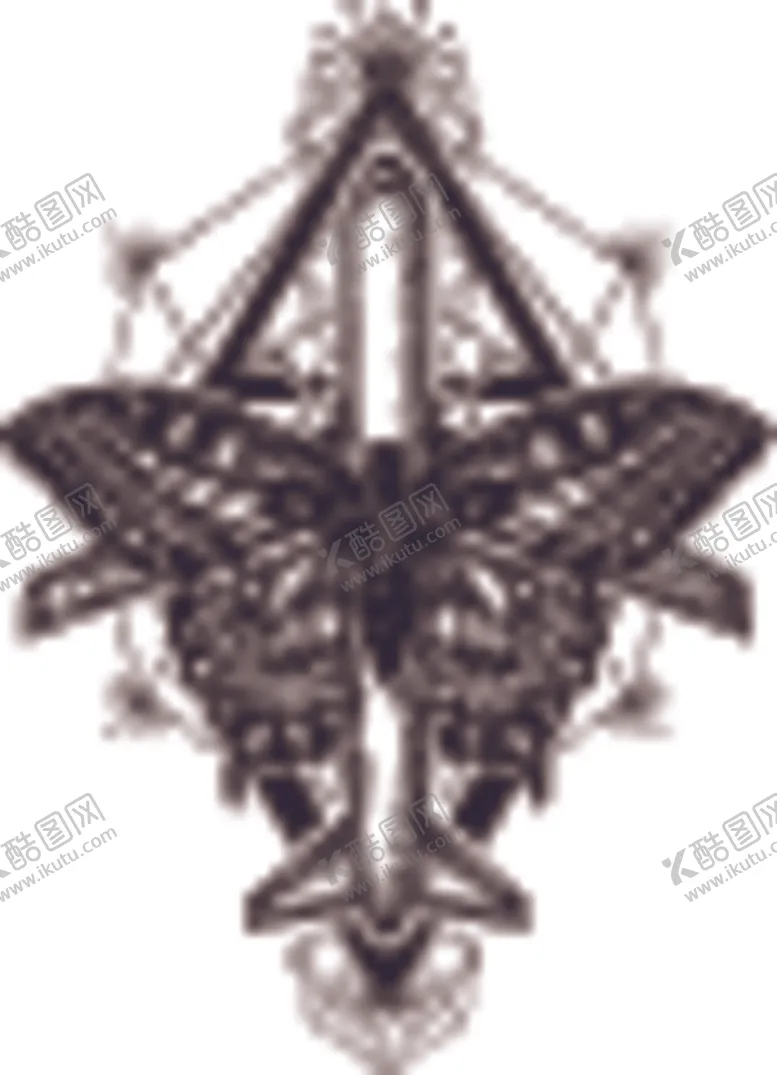 编号：18661807091706166351【酷图网】源文件下载-黑白纹身图案设计