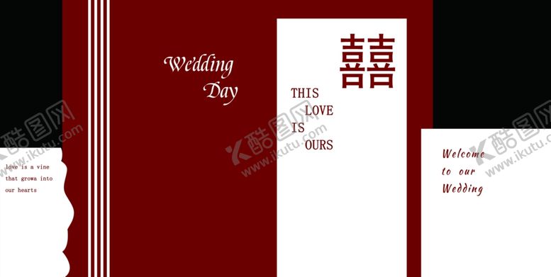 编号：13039604050413455182【酷图网】源文件下载-红色婚礼