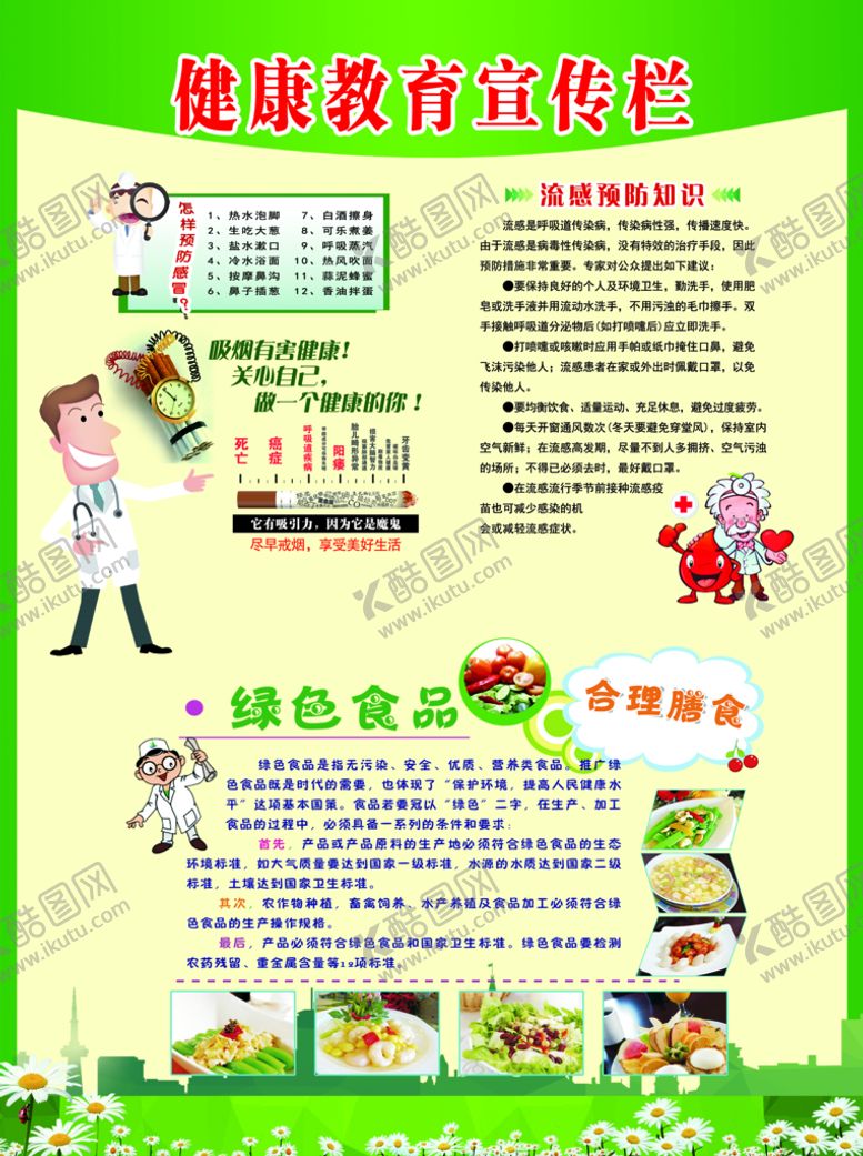 编号：91204509130243060294【酷图网】源文件下载-健康教育宣传栏