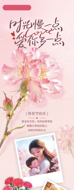 母亲节活动商业长图专题设计