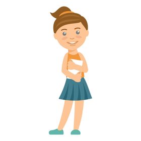 卡通儿童人物形象小孩子学生