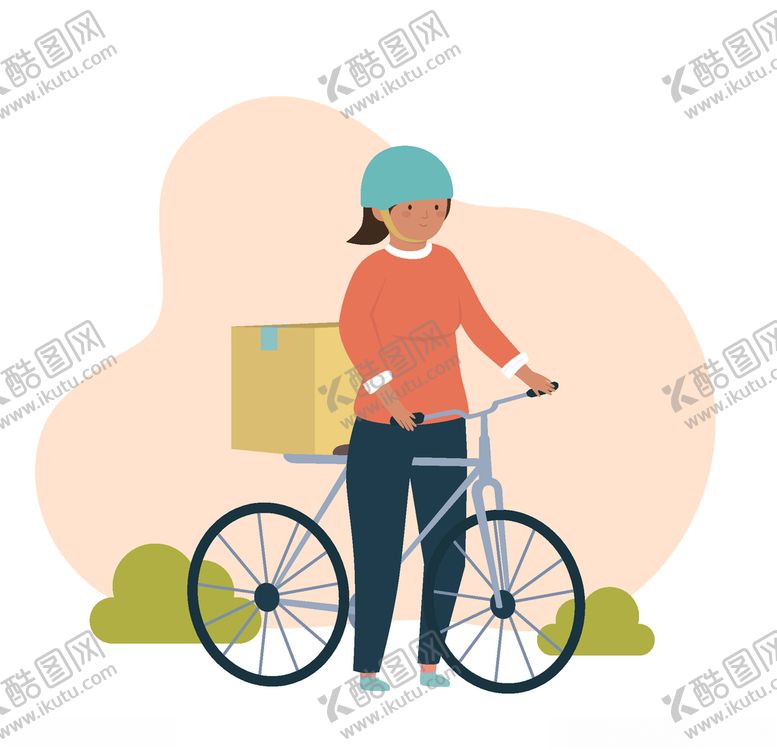 编号：10654205152305062928【酷图网】源文件下载-骑自行车