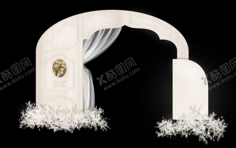 编号：42184006180527576000【酷图网】源文件下载-婚礼手绘法式效果图