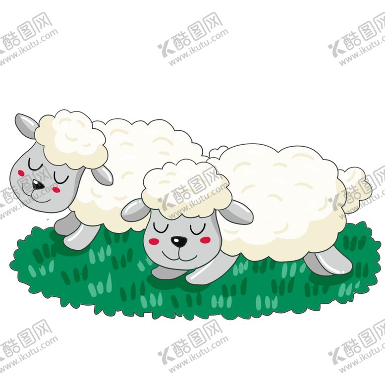 编号：96116805092224428109【酷图网】源文件下载-卡通绵羊