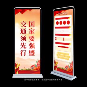 编号：08574609300325552967【酷图网】源文件下载-交通宣传展架