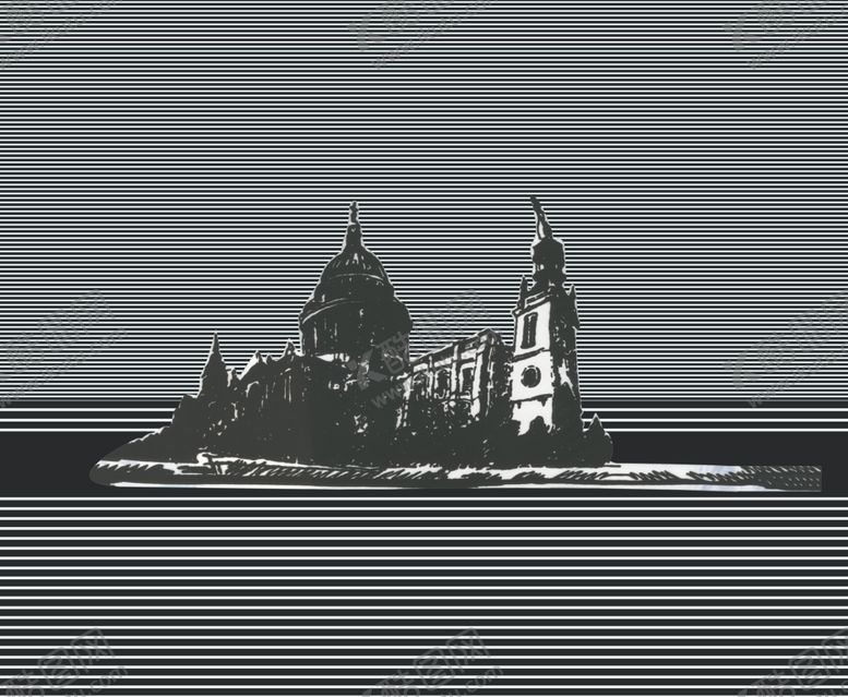 编号：11667409141107114646【酷图网】源文件下载-线条房子