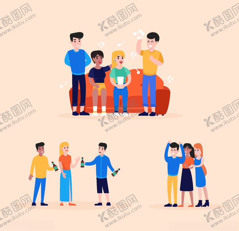 编号：24330305121525505162【酷图网】源文件下载-友谊友情