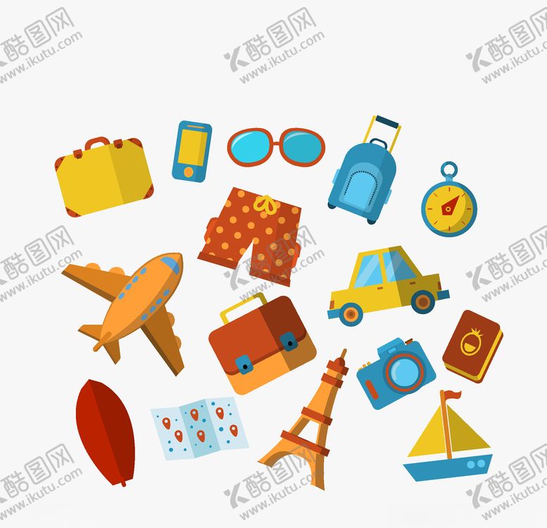 编号：50380009230940432250【酷图网】源文件下载-旅行元素