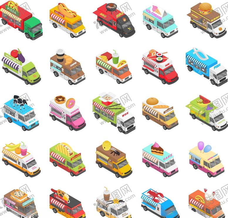 编号：47964309191841569264【酷图网】源文件下载-扁平车辆