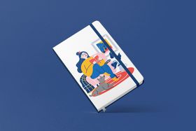 文创样机公司vi设计纸张信封名片