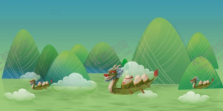 编号：96610301151504009526【酷图网】源文件下载-端午节展板背景