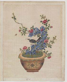 盆景花鸟