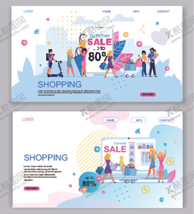 编号：59152511020754171501【酷图网】源文件下载-购物促销海报
