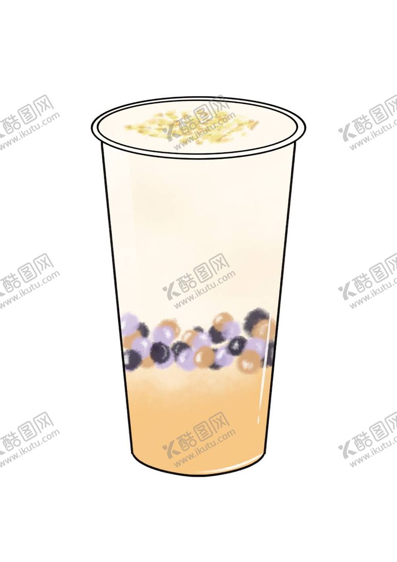 编号：22042111260632168185【酷图网】源文件下载-桂花麻薯珍珠
