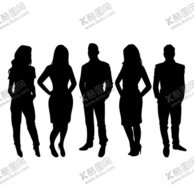 编号：97302109211139346440【酷图网】源文件下载-人物剪影