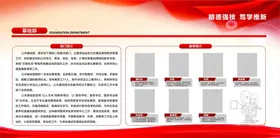 红色商务风团队介绍模板