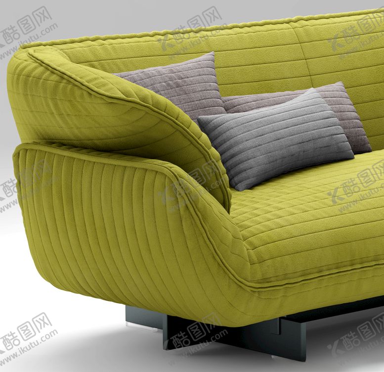 编号：19364609262246402434【酷图网】源文件下载-布艺双人沙发