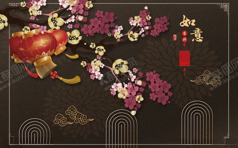 编号：63889101170004243037【酷图网】源文件下载-背景墙装饰画