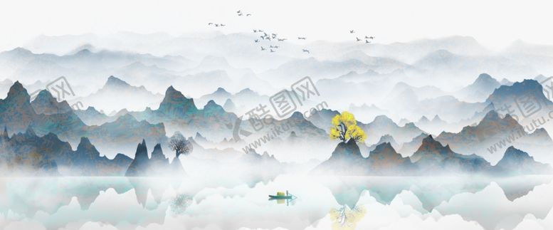 编号：58864205181830154833【酷图网】源文件下载-水墨山水