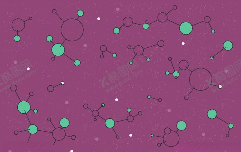 编号：43526810012338124713【酷图网】源文件下载-分子背景