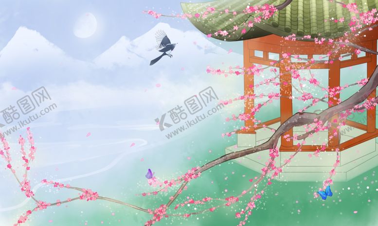 编号：79054806250552264788【酷图网】源文件下载-手绘樱花