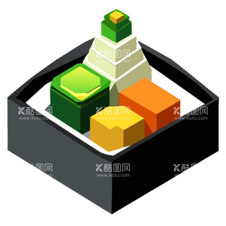 编号：65970612200320384377【酷图网】源文件下载-3D食物蛋糕