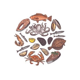 小龙虾鱼麻辣海鲜