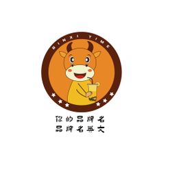 卡通牛LOGO