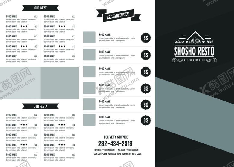 编号：19544410091533395908【酷图网】源文件下载-灰色菜单
