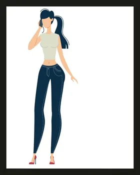 手绘卡通女孩动画动画