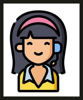手绘商务人物办公士办公