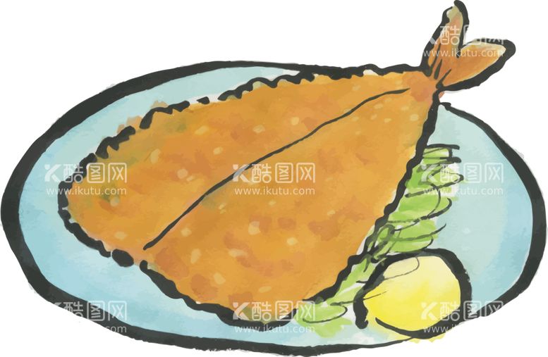 编号：70270012301505095543【酷图网】源文件下载-手绘食物