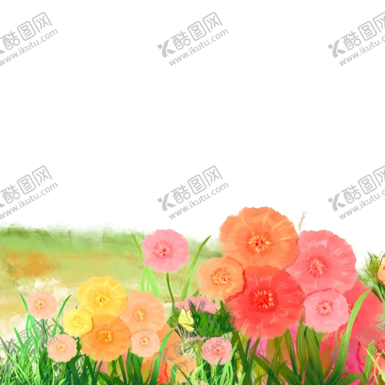 编号：28276903160305288078【酷图网】源文件下载-植物插画花朵鲜花元素