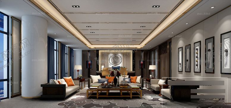 编号：74765509240721074602【酷图网】源文件下载-经理办公室