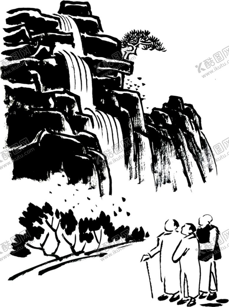 编号：50722101121733258749【酷图网】源文件下载-三叠泉