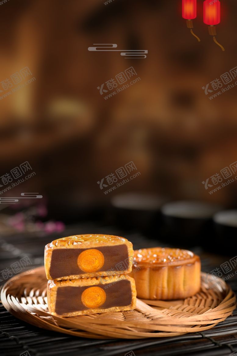 编号：42287409211152053352【酷图网】源文件下载-中秋背景海报背景促销背景