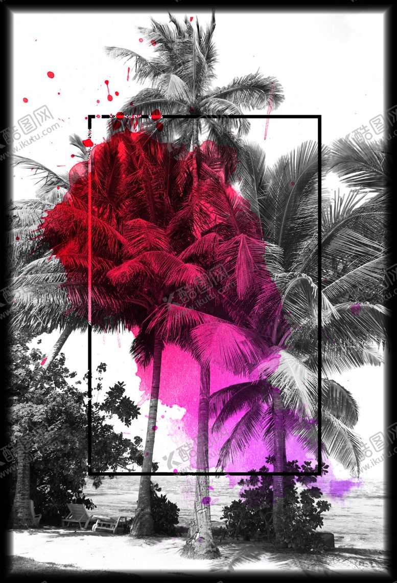 编号：63121910100112555705【酷图网】源文件下载-时尚创意国外复古海报图片