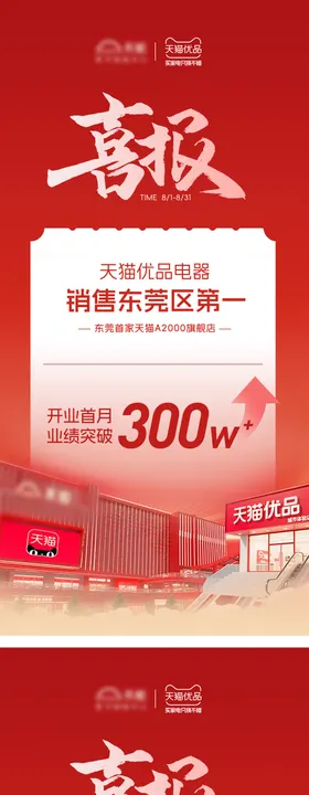 战报喜报促销海报