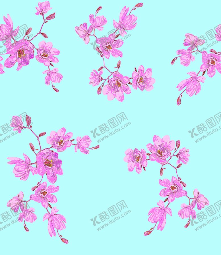 编号：78532906171138457020【酷图网】源文件下载-小碎花手绘花大牌潮流