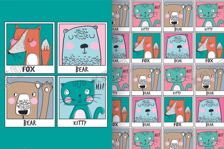 编号：40757909292056088582【酷图网】源文件下载-可爱动物